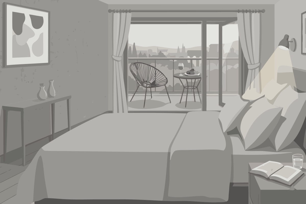 Penthouse Suite with Pool or Golf View